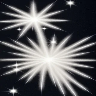white sparkles png