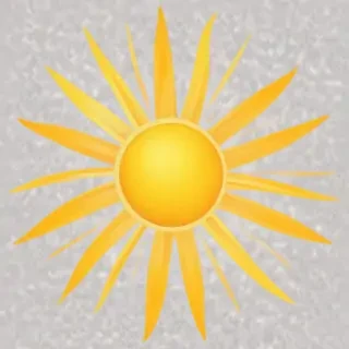 transparent background sun clipart