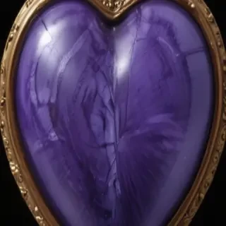 aesthetic purple heart