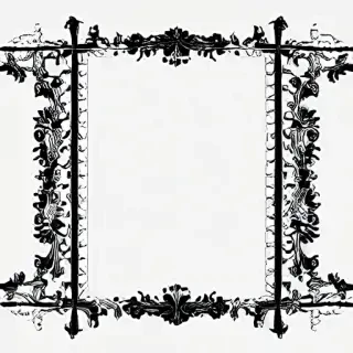 border clip art black and white