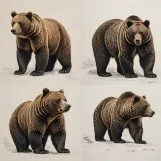 drawings of bears