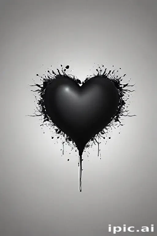 black heart pic