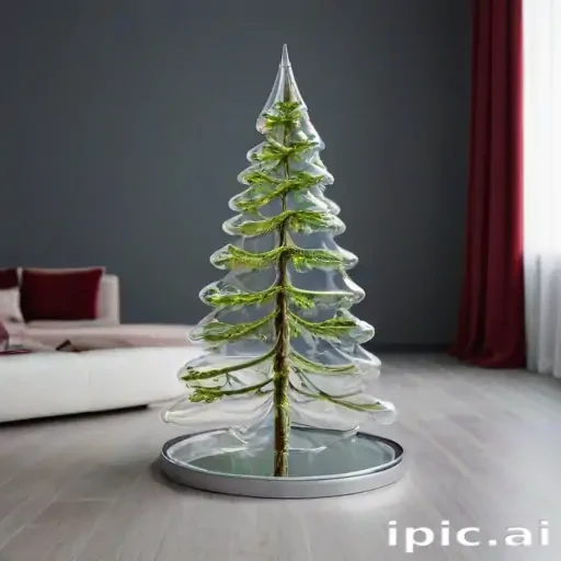 transparent christmas tree