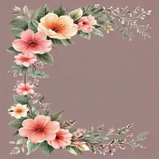 floral border png