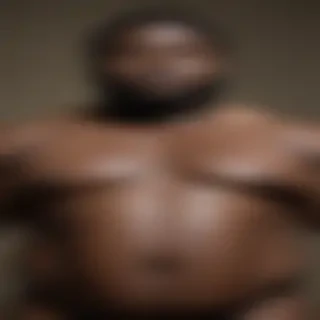 black fat man