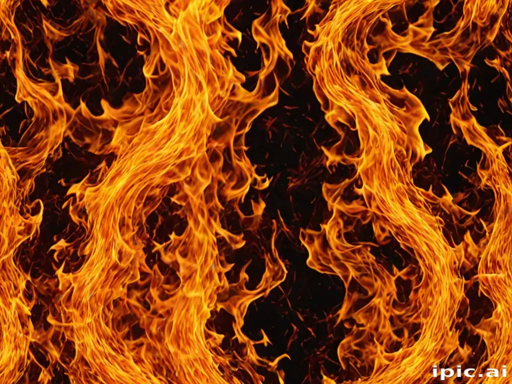 background on fire