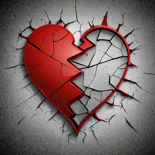 broken heart background
