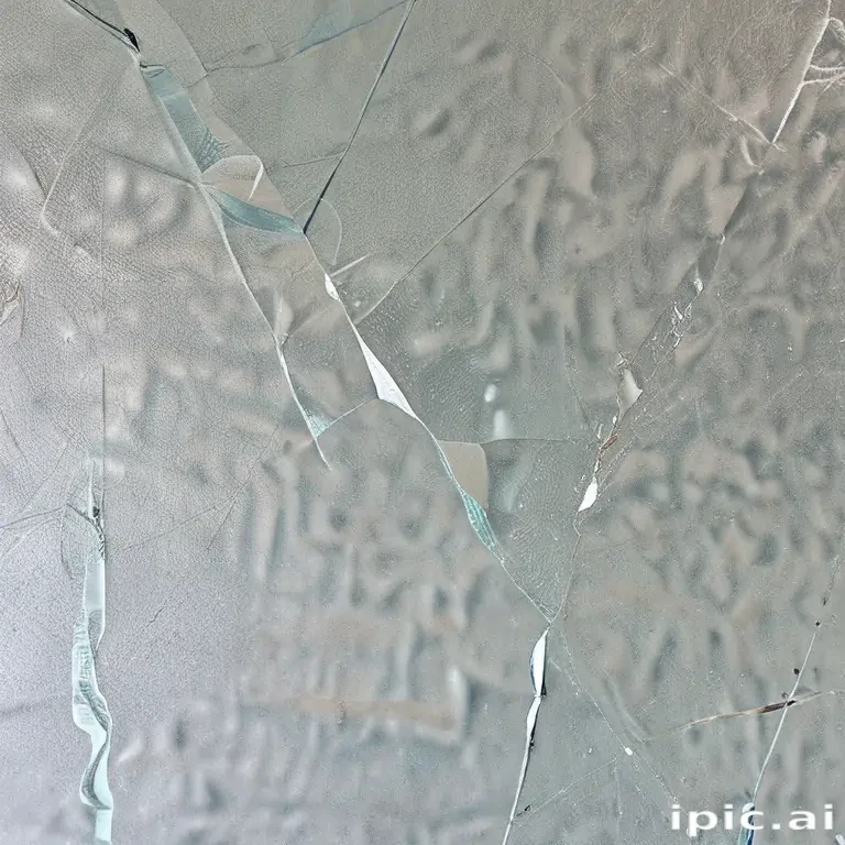broken glass overlay