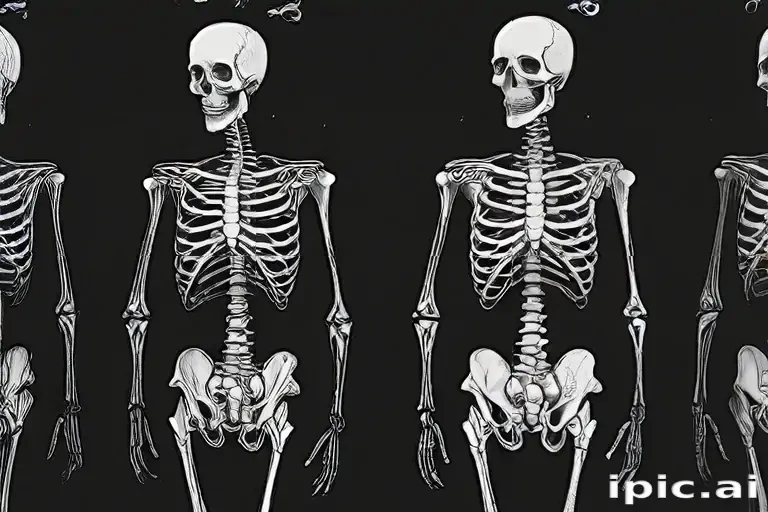 skeleton background