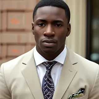 black man