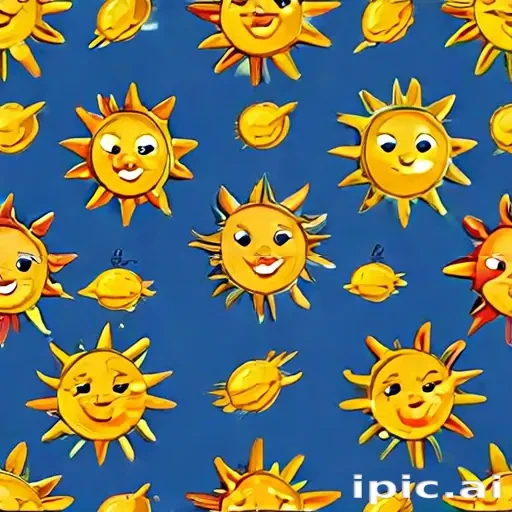 cartoon suns