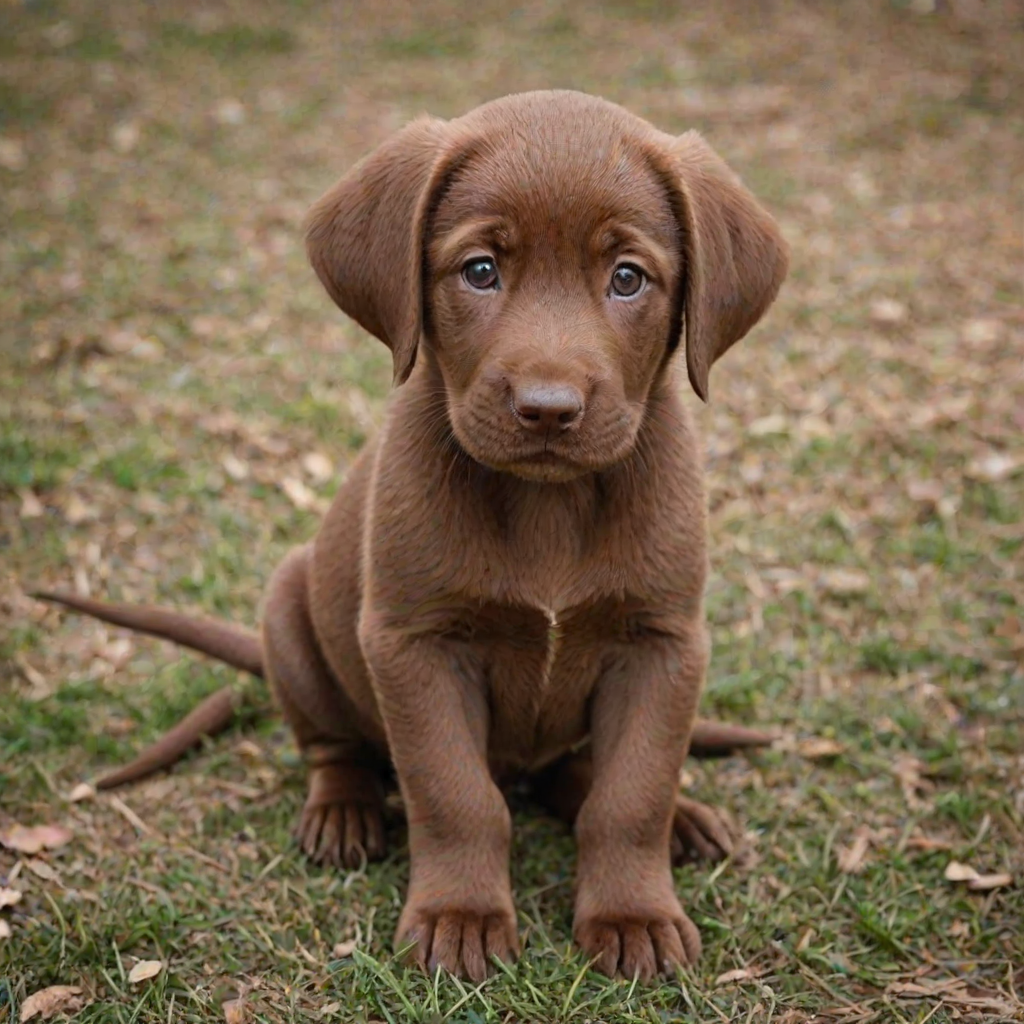 cute brown labrador puppy