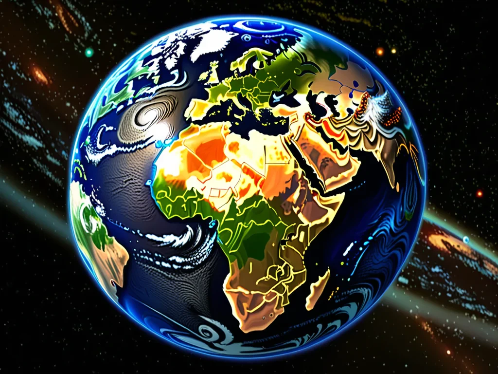 animated pic of earth