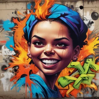graffiti art background