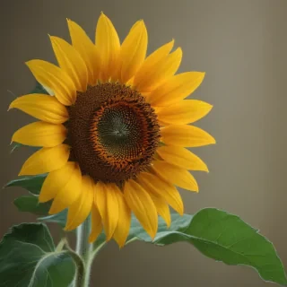 sunflower outline