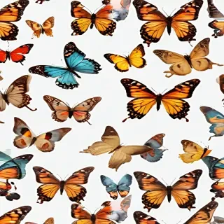 butterflies transparent background