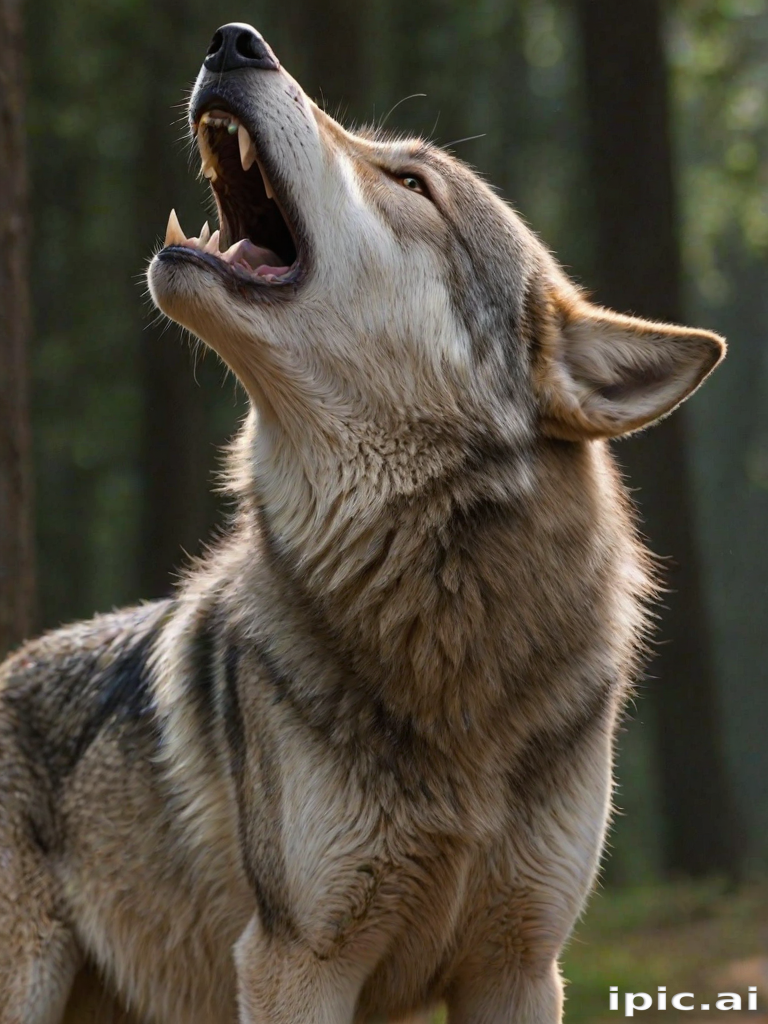 wolf howl png