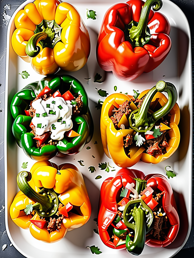 what sides go with stuffed peppers
