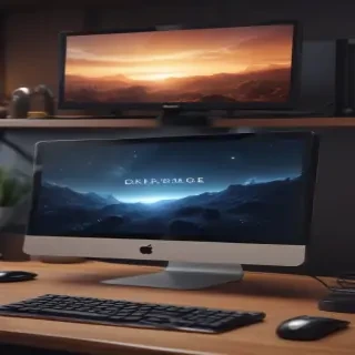 computer mockup