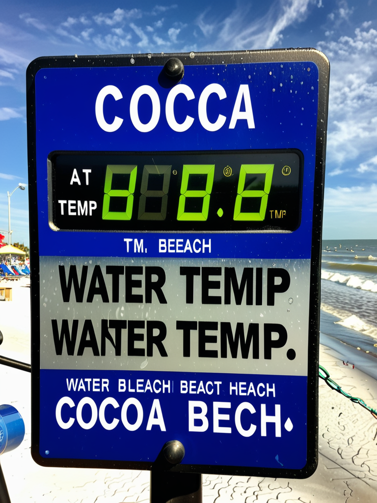 water temp at cocoa beach