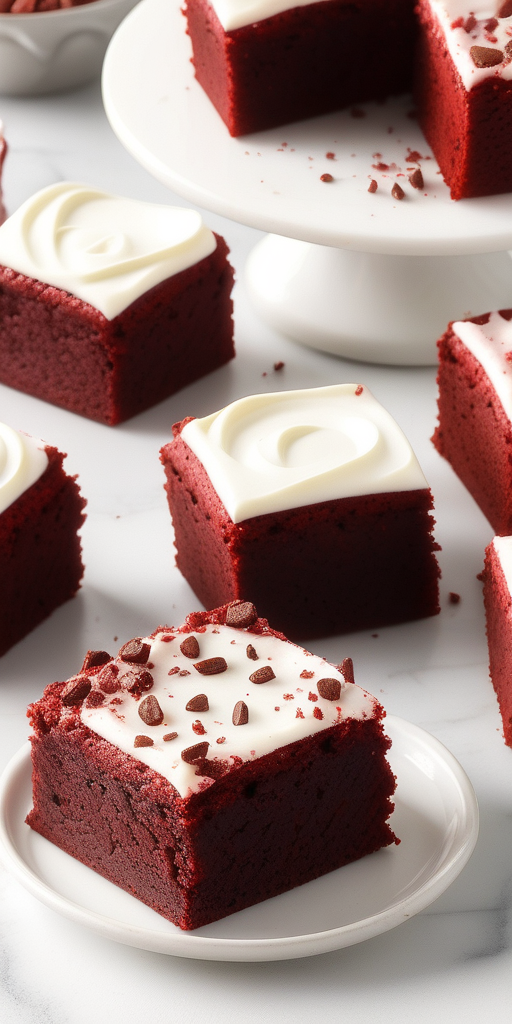 red velvet brownies from cake mix