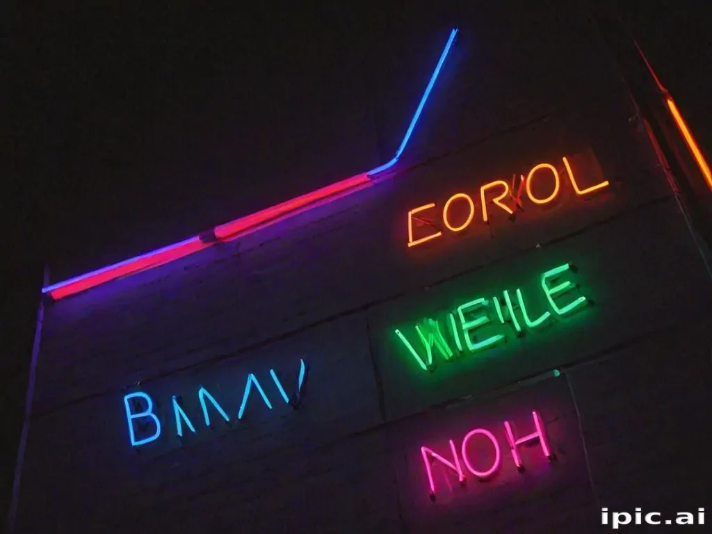 neon colors
