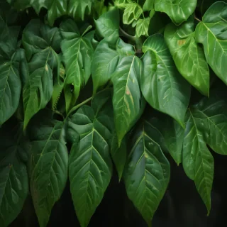 green leaf design