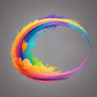 transparent background rainbow clipart