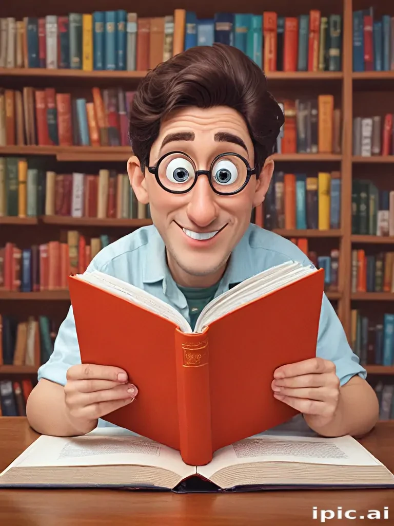 book cartoon image