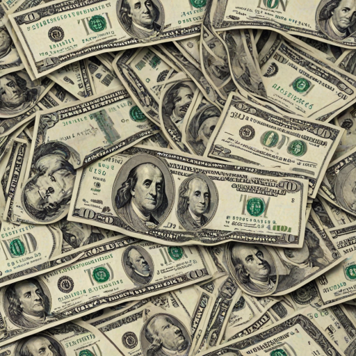 money with transparent background