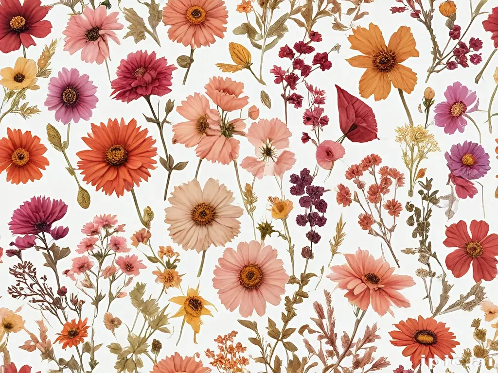 dried flowers png