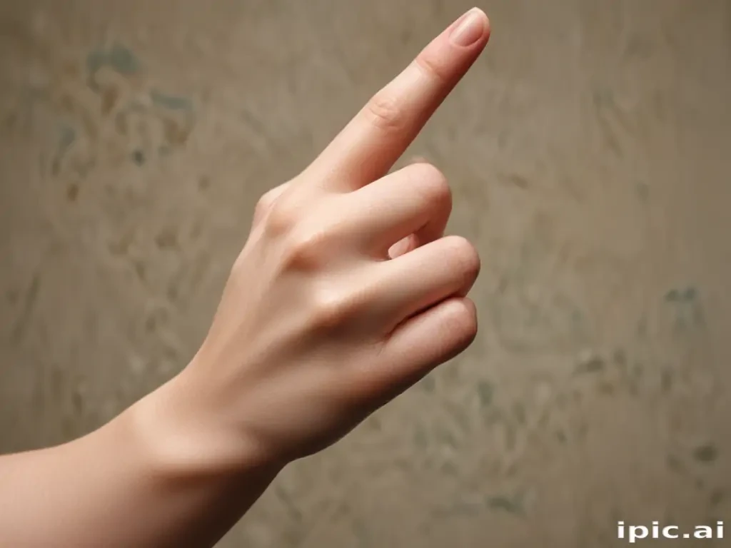 you pointing finger