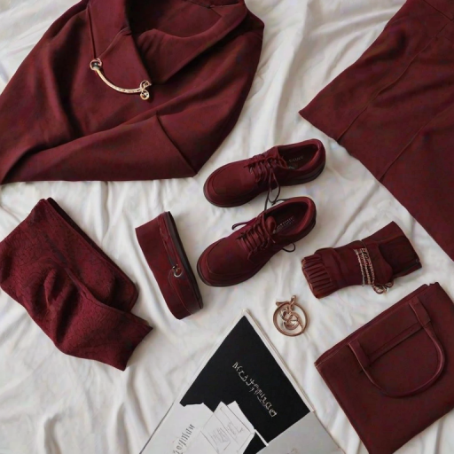 maroon aesthetic