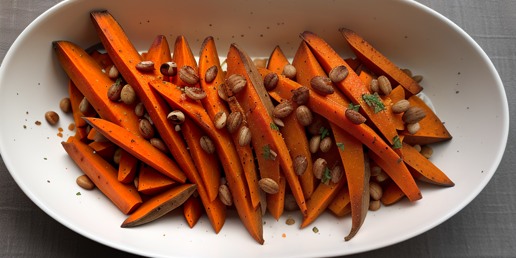 sweet potato and carrot roasted