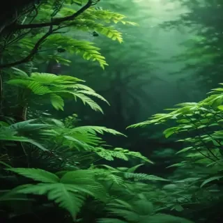 green aesthetic background