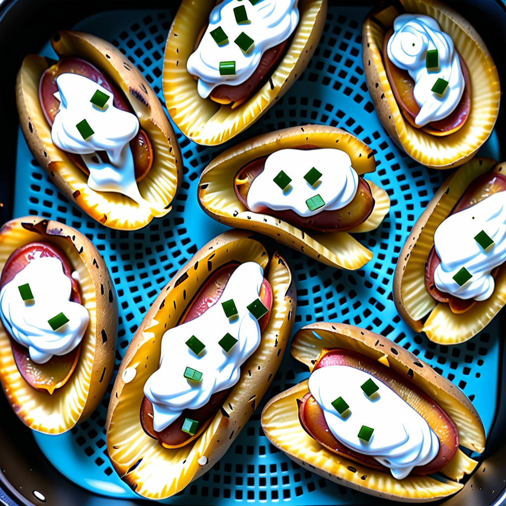 frozen potato skins in air fryer
