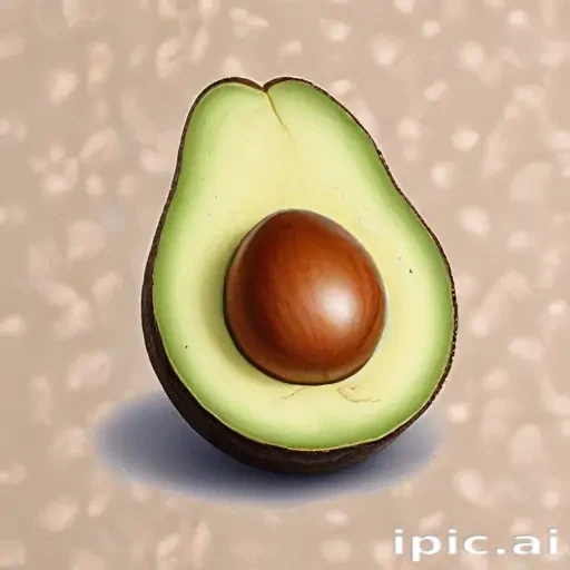 avocado drawing