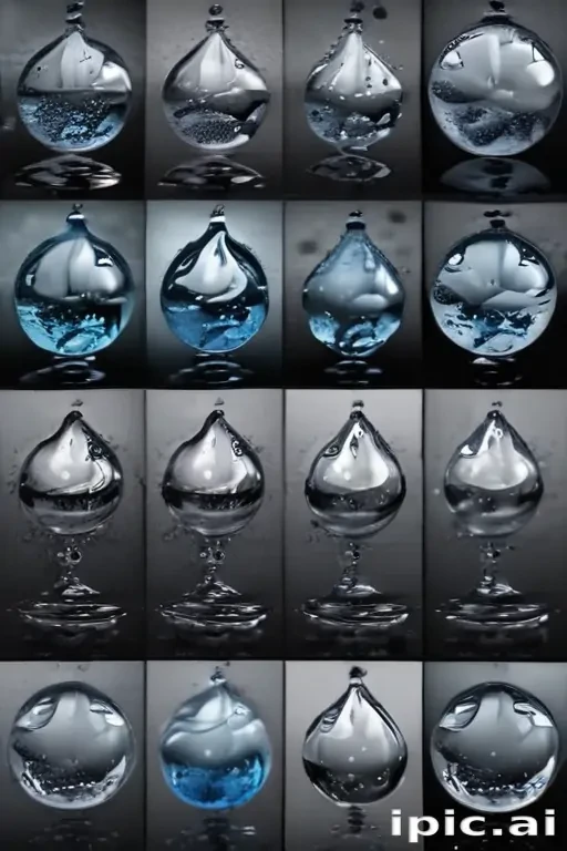water droplets clipart