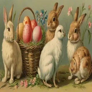 easter vintage images