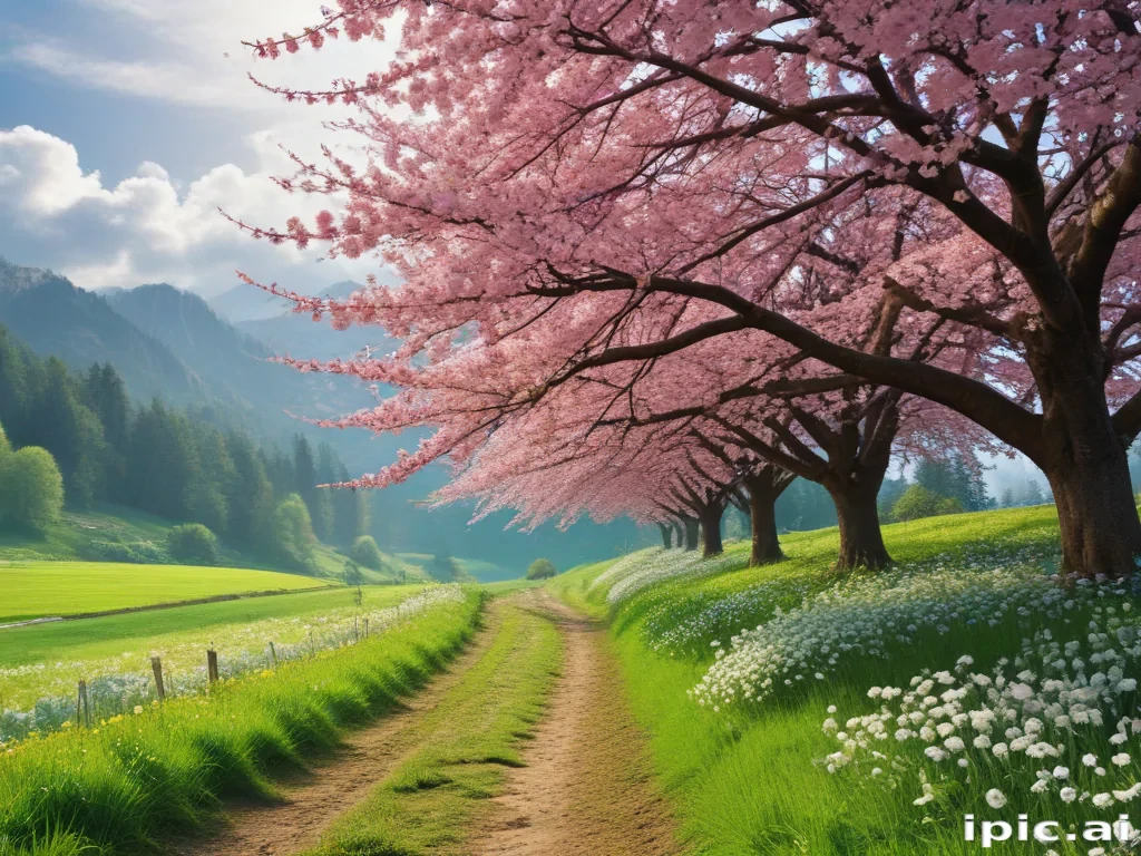spring aesthetic desktop wallpaper