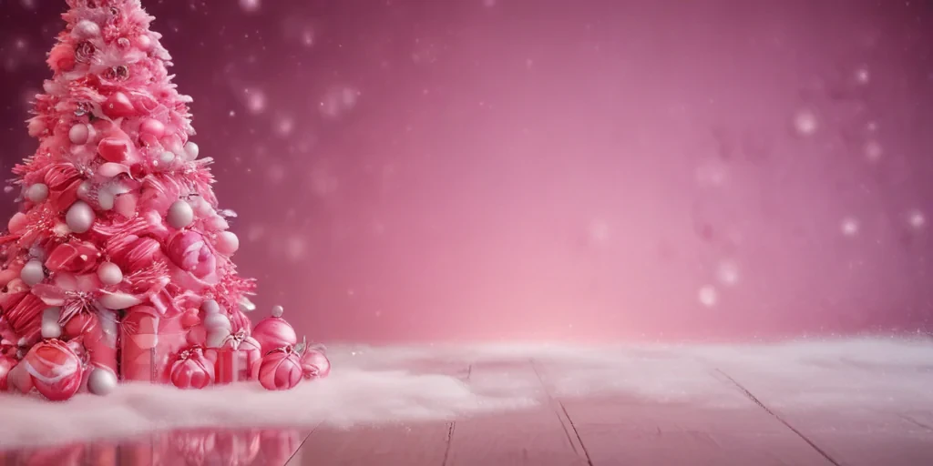 christmas background pink