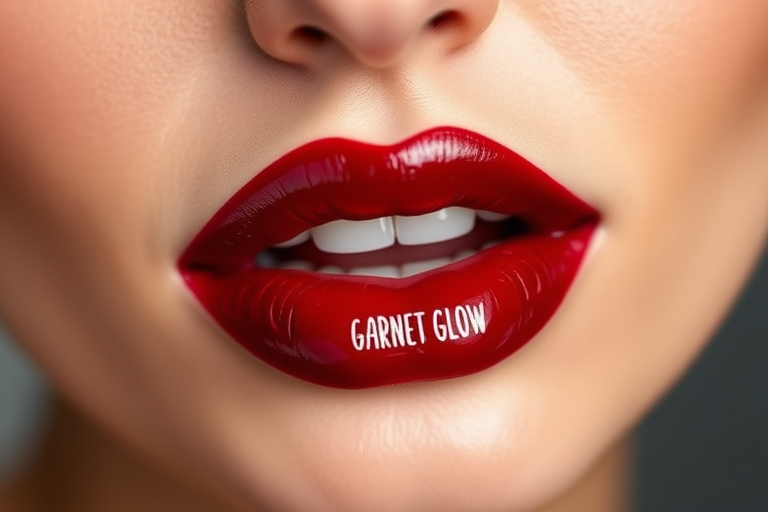 Elegant "Garnet Glow" lip oil combines rich color payoff with nourishing skincare benefits. This hybrid formula features a blend of precious oils that hydrate and plump lips while imparting a deep, glossy garnet hue. The cushiony texture feels luxurious on the lips, providing a comfortable wear experience throughout the day.