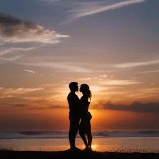 couple silhouette
