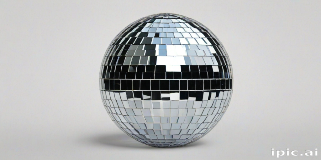 transparent disco ball