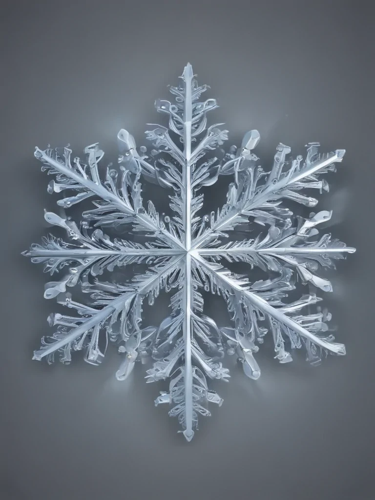 snowflake clipart free