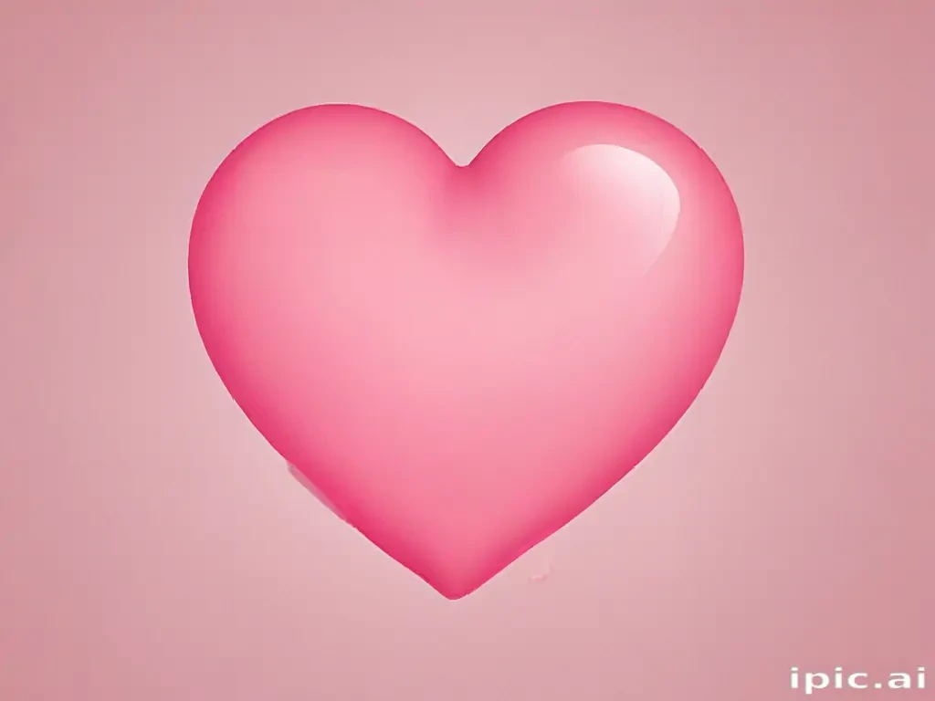 pink heart clipart