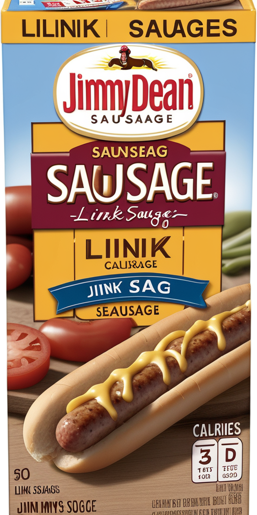 jimmy dean sausage link calories