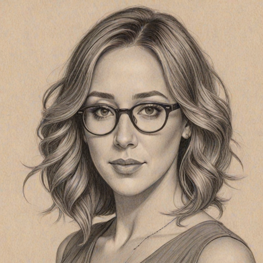 Alluring Haylie Duff, pencil sketch, portrait of Resplendent woman 1925s in glasses, hair style beatnik, outline, clear lines, fine lines, 8k