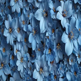 blue floral background