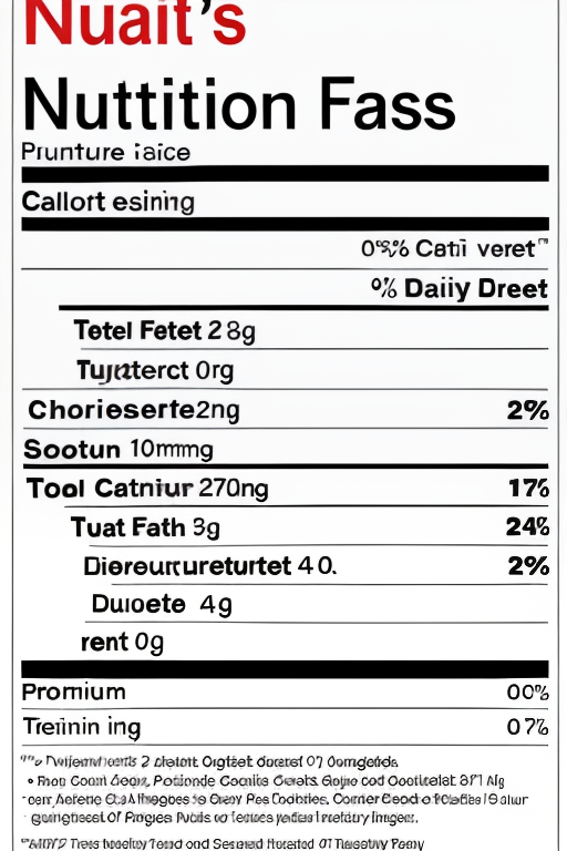 nathan's hot dogs nutrition label